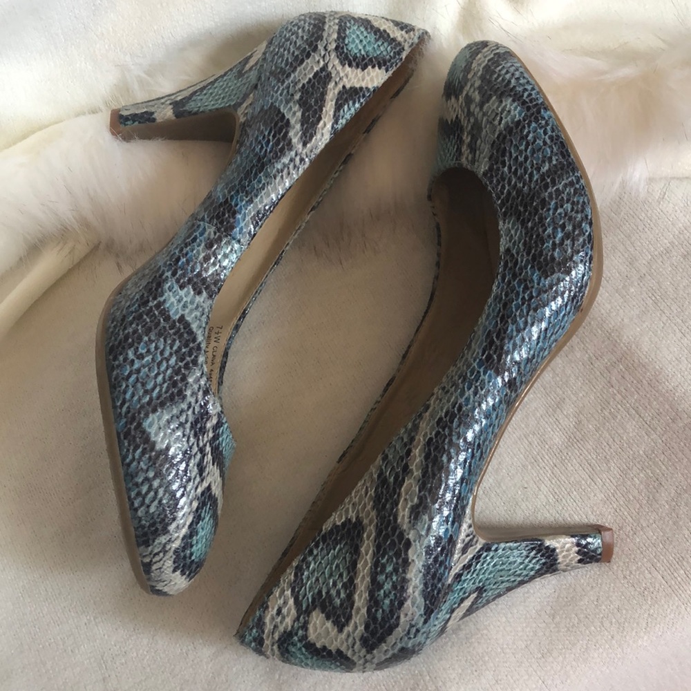 Naturalizer N5 Comfort - Green leopard 3”heel